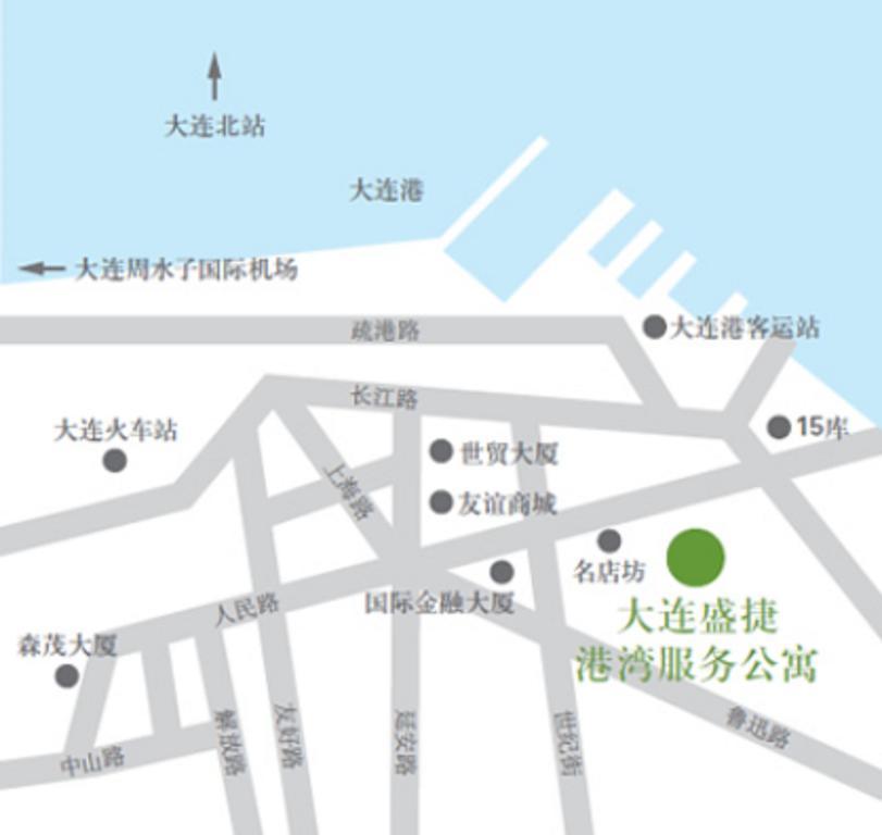 Dalian Asia Pacific Service Apartment Экстерьер фото